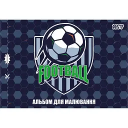 Альбом для малювання Yes Football А4 12 аркушів скоба з перфорацією 8 шт. (130615) - мініатюра 5