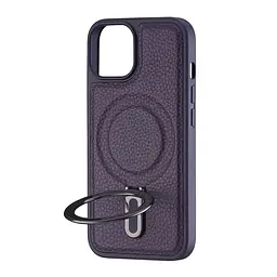 Чохол Jinduka Leather Ringo iPhone 14 Purple - мініатюра 4