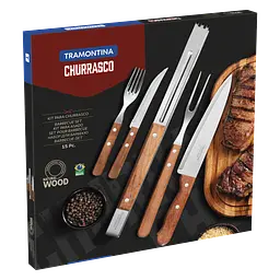 Набір приладів для гриля Barbecue 15 предметів TRAMONTINA kuh0017005 - мініатюра 2