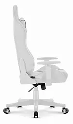 Комп’ютерне крісло Hell’s HC-2001 White-Black екошкіра - мініатюра 2
