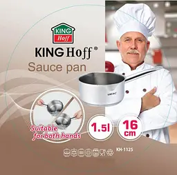 Ковш KingHoff KH-1125 16 см 1.5л - мініатюра 4