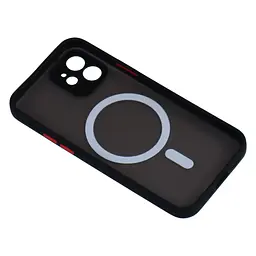 Магнітний чохол XON PhoneCase Magnetic для iPhone 12 (PCMB1112100B 9465) Чорний - мініатюра 4