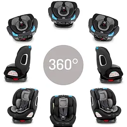 Автокрісло MoMi Tordi Isofix 0-36 кг Black - мініатюра 13