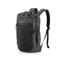 Рюкзак туристичний 20л (NH20BB206) Naturehike графіт в клітинку - мініатюра 2