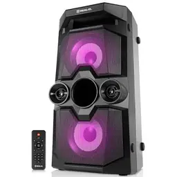 Колонка портативна 2.0 Real-El-EL X-771 чорний, 2 x 25 Вт, пластиковий корпус, bloetooth, MicroSD / USB, живлення від акумулятора