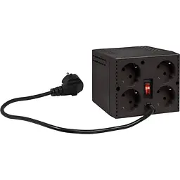 Стабілізатор напруги Defender AVR Premium 1500 600 Вт, 4 розетки, чорний - мініатюра 4