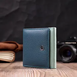 Жіночий гаманець з оригінальною монетницею з натуральної шкіри ST Leather 19508 різнокольоровий - мініатюра 8