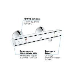 Термостат для душу Grohe QuickFix Precision Trend 34229002 Хром - мініатюра 11