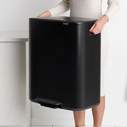 Бак для сміття Brabantia Bo Pedal чорний матовий 60 л (211362) - мініатюра 10