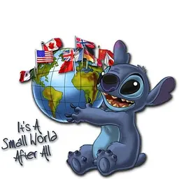 Кухоль GeekLand Стич Lilo and Stitch 02.19 з глобусом.999 330 мл білий - мініатюра 2