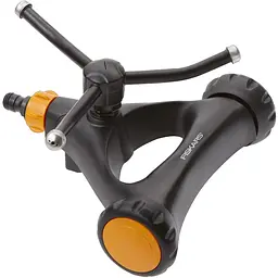 Дощувач Fiskars вихровий металевий з колесами (1023657) - мініатюра 2