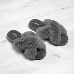 Кімнатні капці MBM My Home Rada розмір 38-39 антрацит (SL-02 38-39 ANTHRACITE) - мініатюра 3