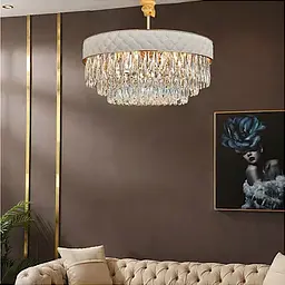 Красива кришталева люстра у вітальню Art 88205/800WH - мініатюра 8