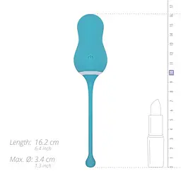Віброяйце Cala Azul - Elena Vibrating Egg With Remote Control, 10 режимів, пульт ДК - мініатюра 7