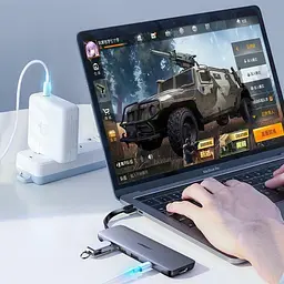 Конвертер адаптер Ugreen CM285 Usb-C Hub to 3 Usb 3.0 + HDMI хаб перетворювач - мініатюра 7
