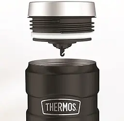 Термокружка без ручки Thermos 0.47 л Stainless King Travel Matt Black (160023) - мініатюра 2