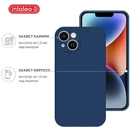 Чохол до мобільного телефона Intaleo SoftShell Apple iPhone 14 Plus Blue (1283126557712) - мініатюра 3