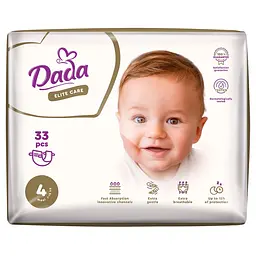 Подгузники Dada Elite Care Maxi 4 (7-18 кг), 33 шт.