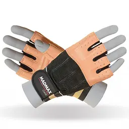 Рукавички для фітнесу MAD MAX Classic MFG 248, Brown - XXL
