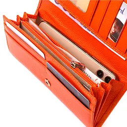 Жіночий шкіряний гаманець Canpellini 19х9.6х2 см acs0025533 - мініатюра 4