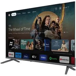 TV 43 Aiwa 43GO70804UHD UHD/DLED/T2/ Google TV//2 x 10W/Dolby Digital/HDMI/Wi-Fi/VESA 200x100/Black - мініатюра 2