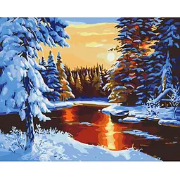 Картина за номерами Brushme Казкова зима BS29405, 40х50 см