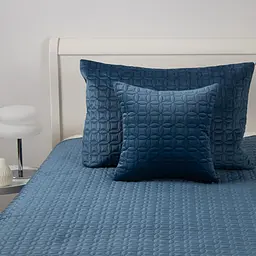 Покривало ТЕП Velour Мозаїка 220x240 см темно-синій (4-00517_36206) - мініатюра 3