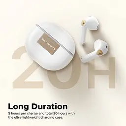 TWS-навушники SoundPEATS Air3 Deluxe HS white - мініатюра 2