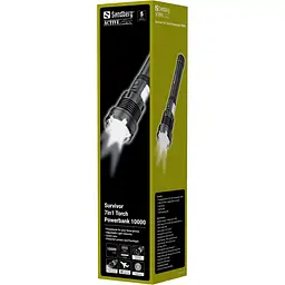 Ліхтарик - павербанк Sandberg Survivor 7 in 1 Torch Powerbank 10000 mAh XHP70 LED USB-C 5W - мініатюра 6