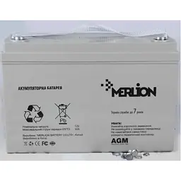 Акумулятор Merlion AGM GP121000M8 12V100Ah - мініатюра 2