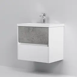 Тумба підвісна AM.P GEM S 60 см з умивальником (M91-FHX0602-WC0602BF38) - мініатюра 4