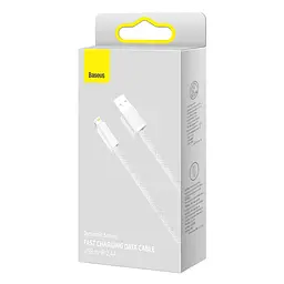 Кабель Baseus Dynamic Series Fast Charging Data Cable USB to iP 2.4A 2m Білий - мініатюра 2