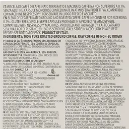 Кава в капсулах Carraro Nespresso Aluminium Decaffeinato, 10 капсул - мініатюра 4