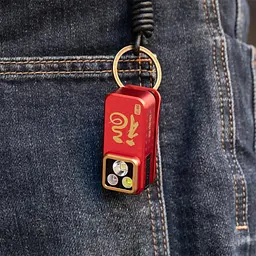 Ліхтар Olight Oclip Pro Fortune Snake Special Edition Red - мініатюра 8