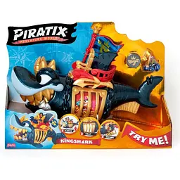 Дитячий іграшковий набір з фігурками Piratix "Королівська чорна акула" PPXSP112IN11