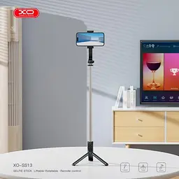 Селфі - монопод бездротовий XO SS13 Bluetooth Selfie Stick Tripod (штатив тринога) 106 см - мініатюра 6