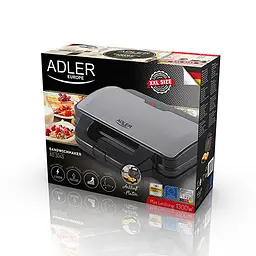 Сендвічниця Adler AD 3043 XXL - мініатюра 10