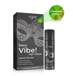 Збуджуючий гель рідкий вібратор, 15 мл Orgie Sexy Vibe! High Voltage