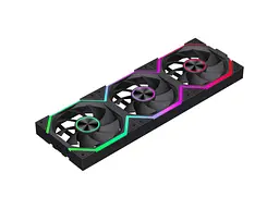 Корпусний вентилятор Gamemax FN12A-N2 WL Black 3-Pack - мініатюра 2