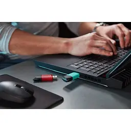 Флеш Kingston Exodia M 256 ГБ Black/Teal (DTXM/256GB) - мініатюра 5