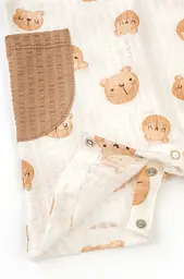 Пісочник для хлопчика Bears з кишенями з тканини інтерлок жатка - мініатюра 4
