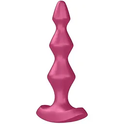 Анальний стимулятор-намистини з двома моторами Satisfyer Lolli-Plug 1 Berry