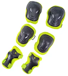 Комплект дитячого захисту А18 XS (3-7 р) чорно-салатовий (G0002696)