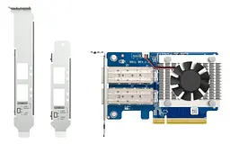 Мережева карта Dual-port SFP+ 10GbE Gen3 x8 (Broadcom BCM57412) QNAP teh0018073 - мініатюра 8