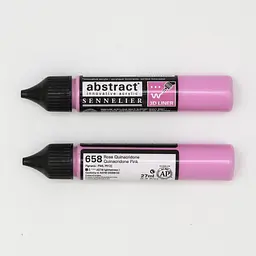 Лінер акриловий Sennelier Abstract, 3D, 27 мл, Хінакрідоновий рожевий (Quinacridone Pink)