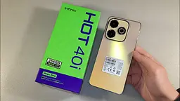 Смартфон Infinix Hot 40i (X6528B) 8/256GB з NFC золотистий - мініатюра 4
