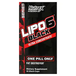 Ультраконцентрований Комплекс для Спалювання Жиру Lipo 6 Black Ultra Concentrate - 60 капс
