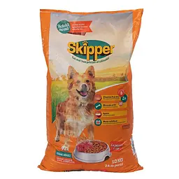 Корм сухий Skipper для собак з яловичиною та куркою 10 кг