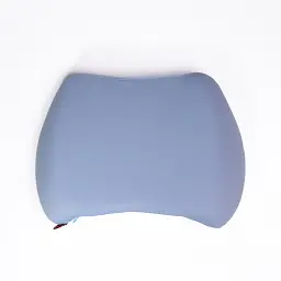 Подушка для попереку Yiwu Minimal Memory Foam 37х28х10 см матовий трикотаж блакитний - мініатюра 5