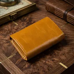 Гаманець 14597 шкіряний Vintage рудий - мініатюра 3